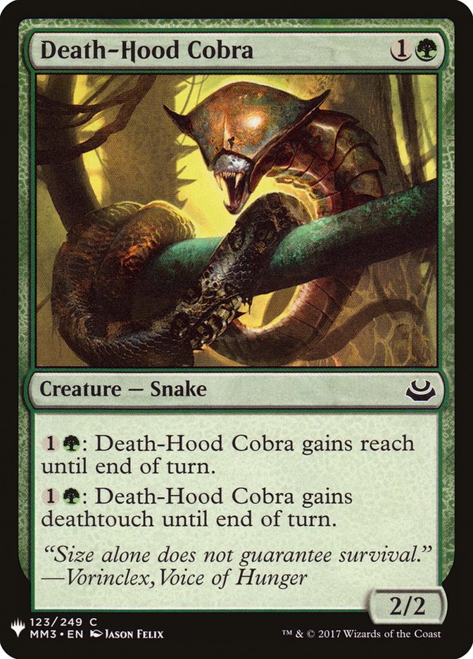 Death-Hood Cobra [Mystery Booster] | Pandora's Boox