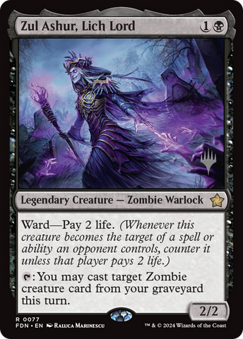 Zul Ashur, Lich Lord [Lorwyn Eclipsed Promos]