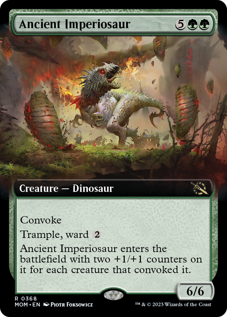 Ancient Imperiosaur (Extended Art) [March of the Machine] | Pandora's Boox