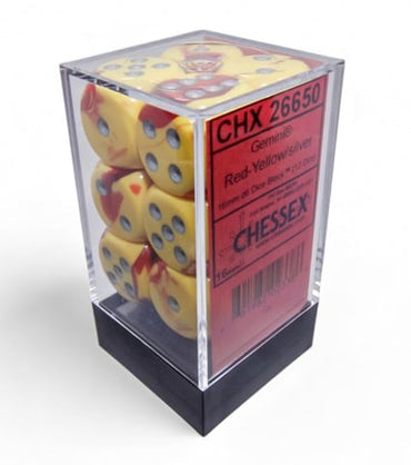 12 16mm D6 Gemini Red-yellow/silver CHX26650