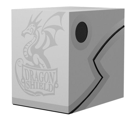 Dragon Shield Double Shell 150+ Deckbox Shadow - White | Pandora's Boox
