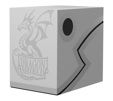 Dragon Shield Double Shell 150+ Deckbox Shadow - White