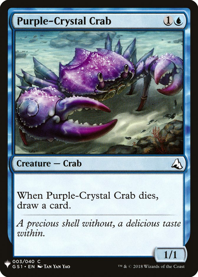 Purple-Crystal Crab [Mystery Booster] | Pandora's Boox