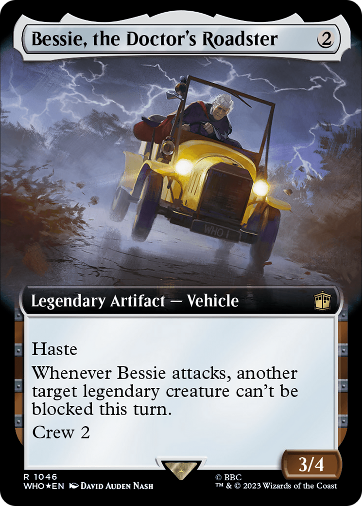 Bessie, the Doctor's Roadster (Extended Art) (Surge Foil) [Doctor Who] | Pandora's Boox