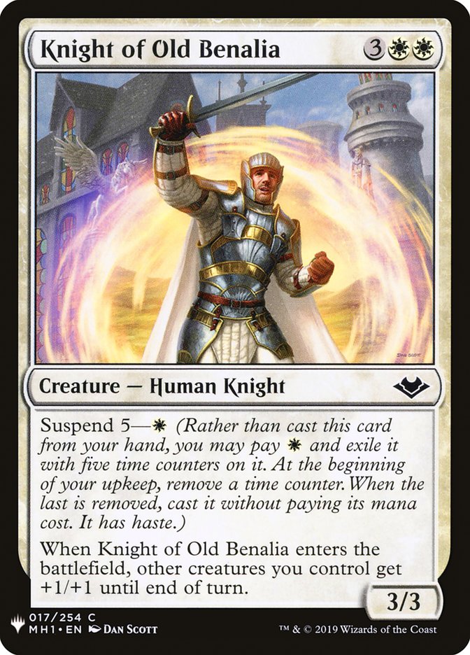 Knight of Old Benalia [Mystery Booster] | Pandora's Boox