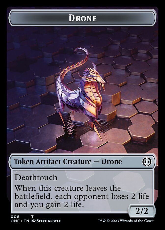 Drone Token [Phyrexia: All Will Be One Tokens] | Pandora's Boox