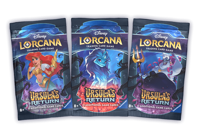 Lorcana: Ursula's Return Booster Pack (4 per customer) | Pandora's Boox