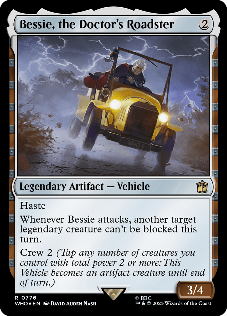 Bessie, the Doctor's Roadster (Surge Foil) [Doctor Who] | Pandora's Boox