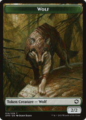 Wolf // Zombie Double-Sided Token [Dungeons & Dragons: Adventures in the Forgotten Realms Tokens] | Pandora's Boox