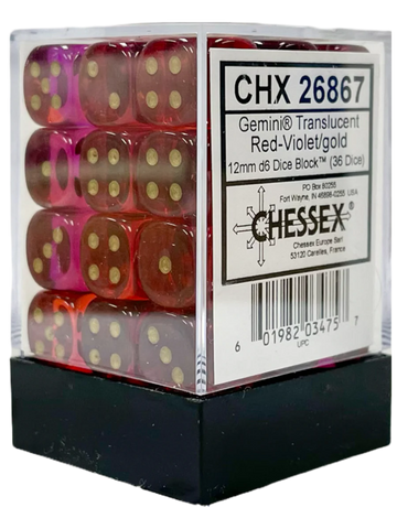 Chx26687 Gemini Translucent Red-Violet/Gold