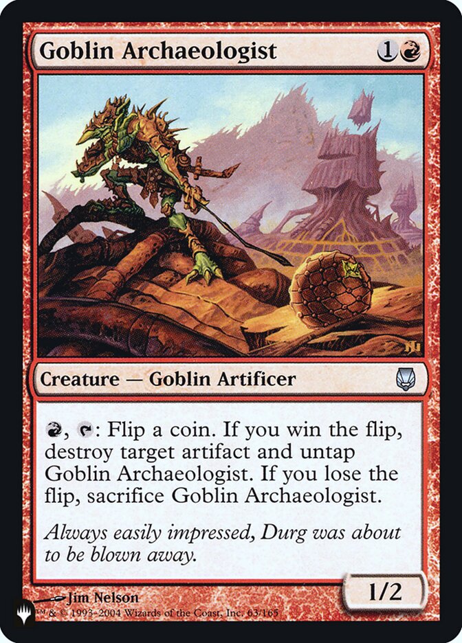 Goblin Archaeologist [Secret Lair: Heads I Win, Tails You Lose] | Pandora's Boox