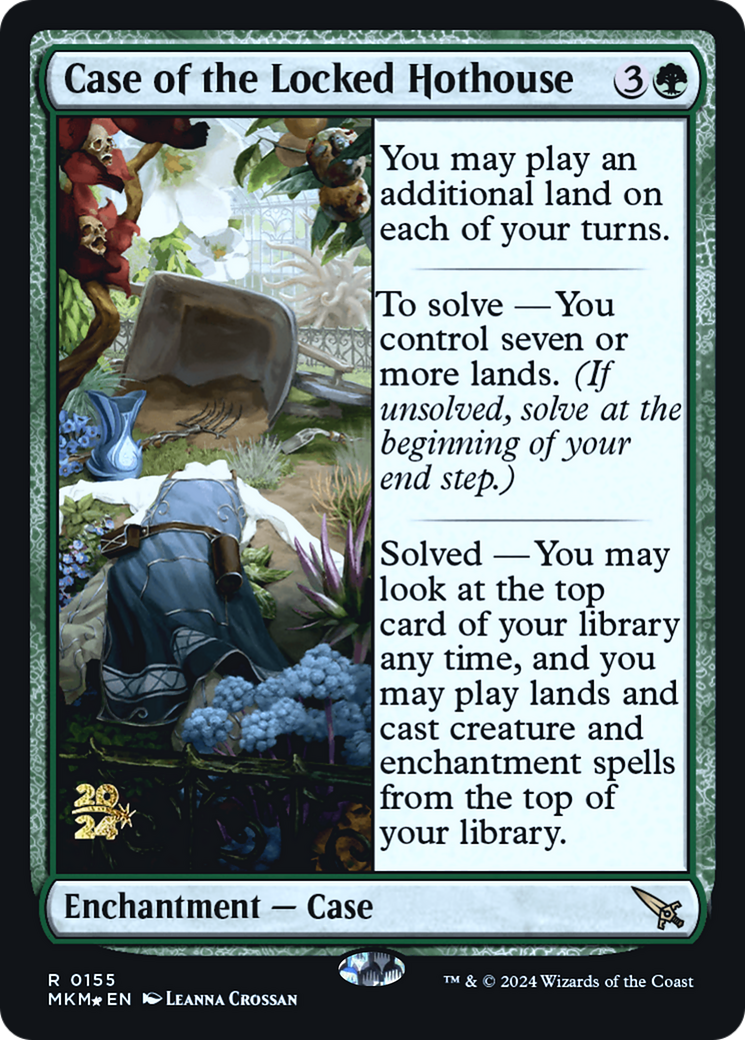 Case of the Locked Hothouse [Murders at Karlov Manor Prerelease Promos] | Pandora's Boox