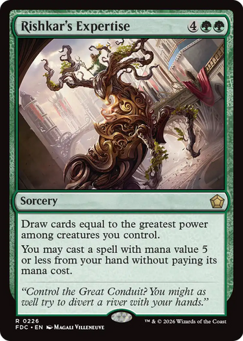 Rishkar's Expertise [Foundations Commander]