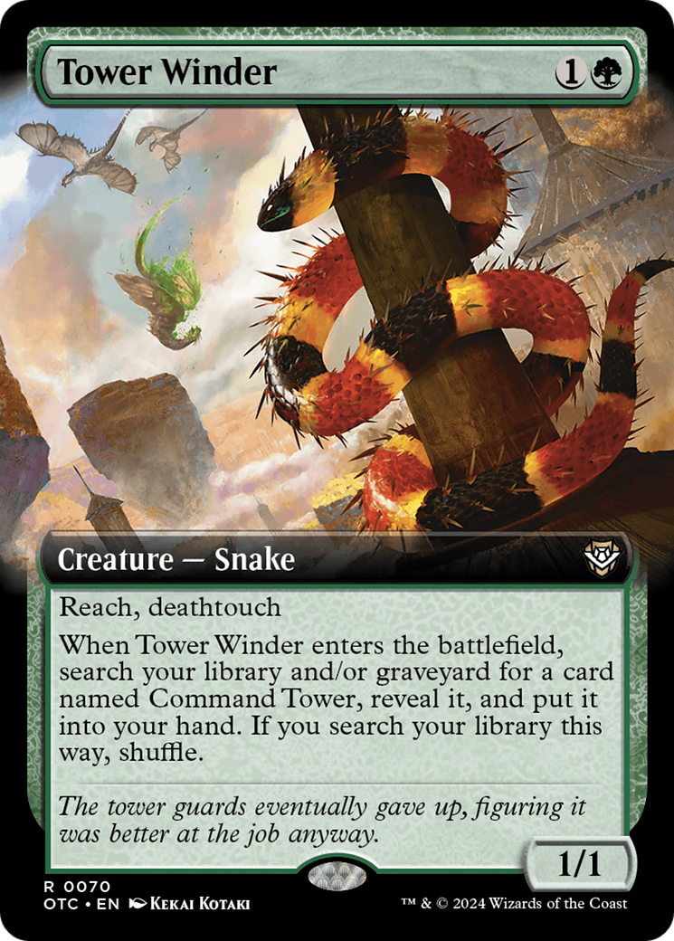 Tower Winder (Extended Art) [Outlaws of Thunder Junction Commander] | Pandora's Boox