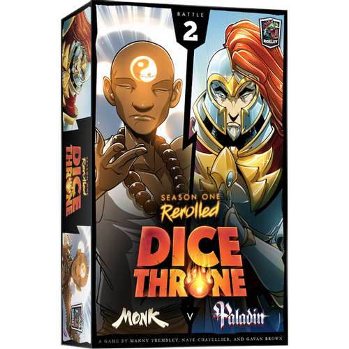 Dice Throne S1 Rerolled Monk V Paladin