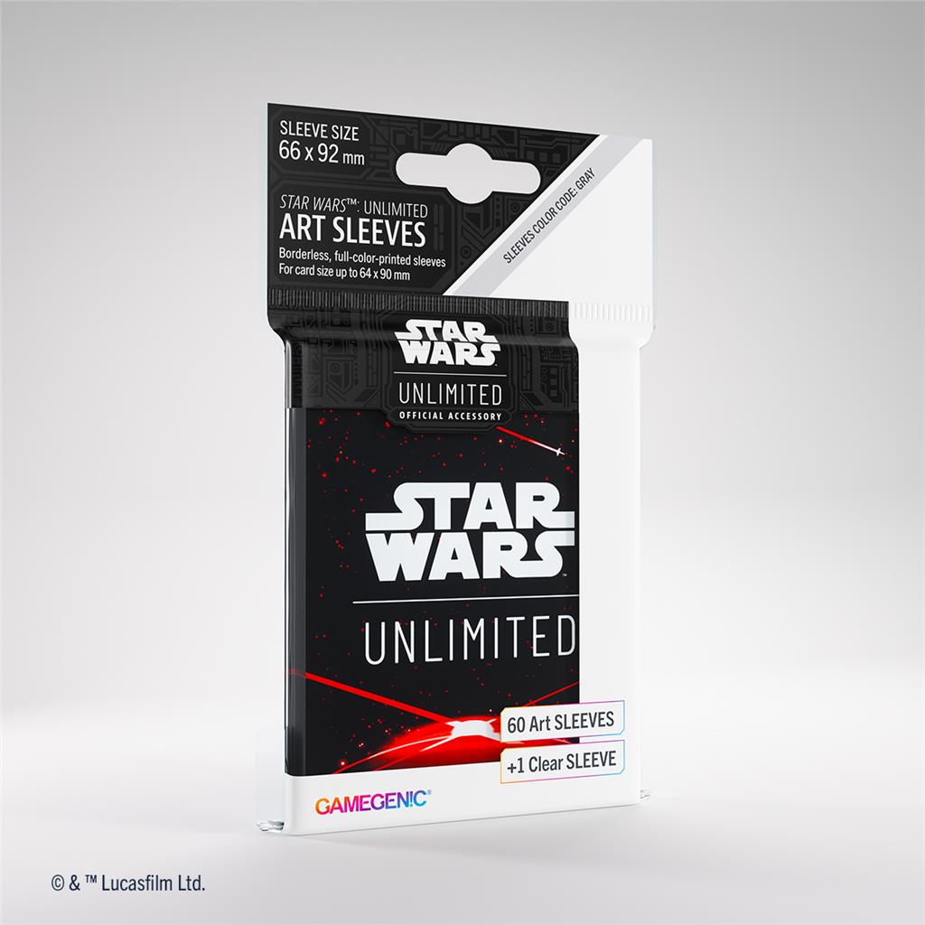 Star Wars Unlimited: Gamegenic Sleeves 60 count Space Red | Pandora's Boox