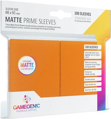 Gamegenic Prime Sleeves Orange (100 pk)