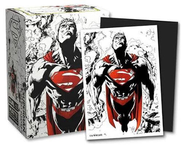Dragon Shield Art Sleeves (100 pk) Superman Core Red/white