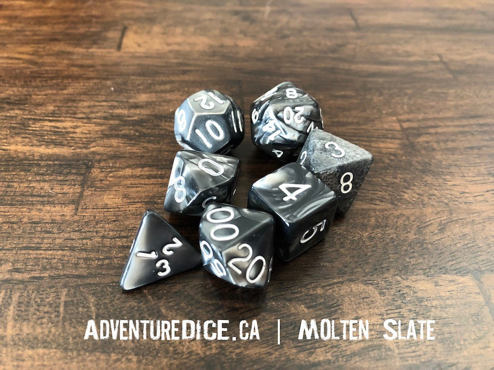 Adventure Dice 7pc Mist and Fury