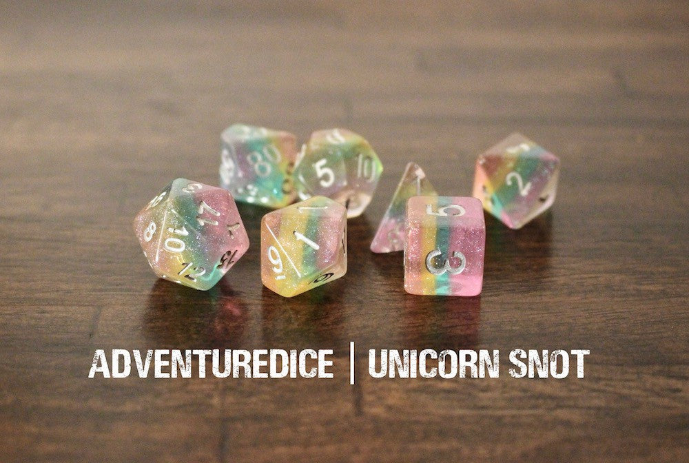 Adventure Dice: Unicorn Snot | Pandora's Boox