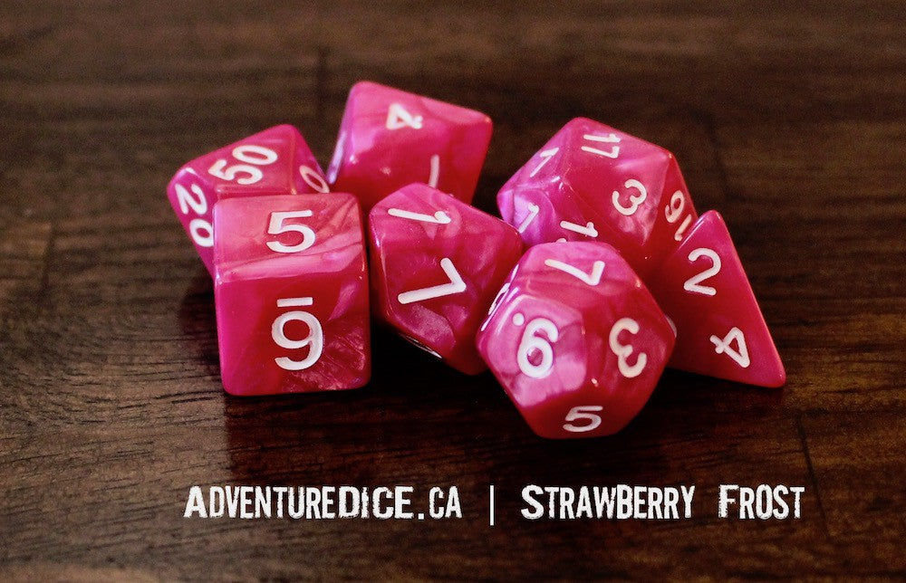 Adventure Dice: Strawberry Frost