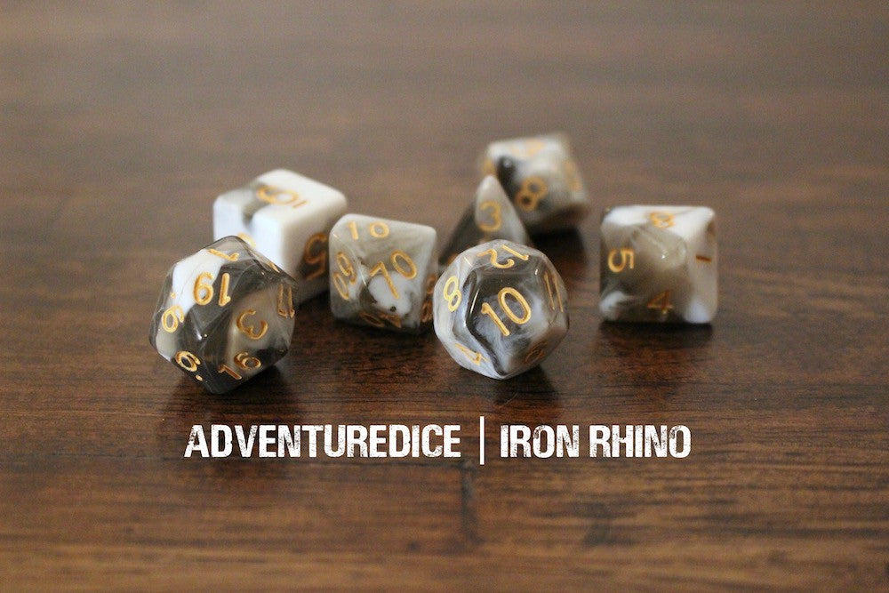 Adventure Dice: Iron Rhino | Pandora's Boox