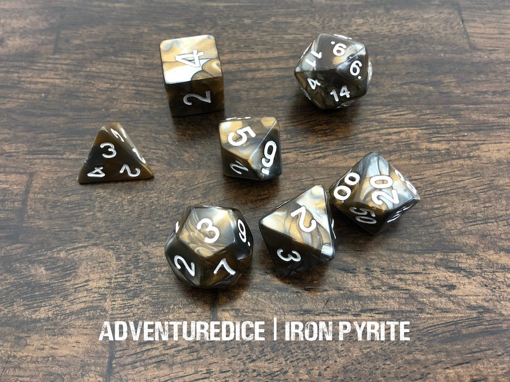 Adventure Dice: Iron Pyrite | Pandora's Boox