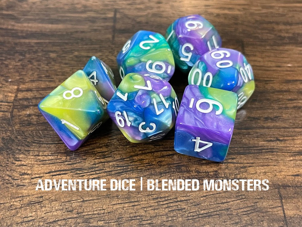 Adventure Dice 7pc Blended Monsters