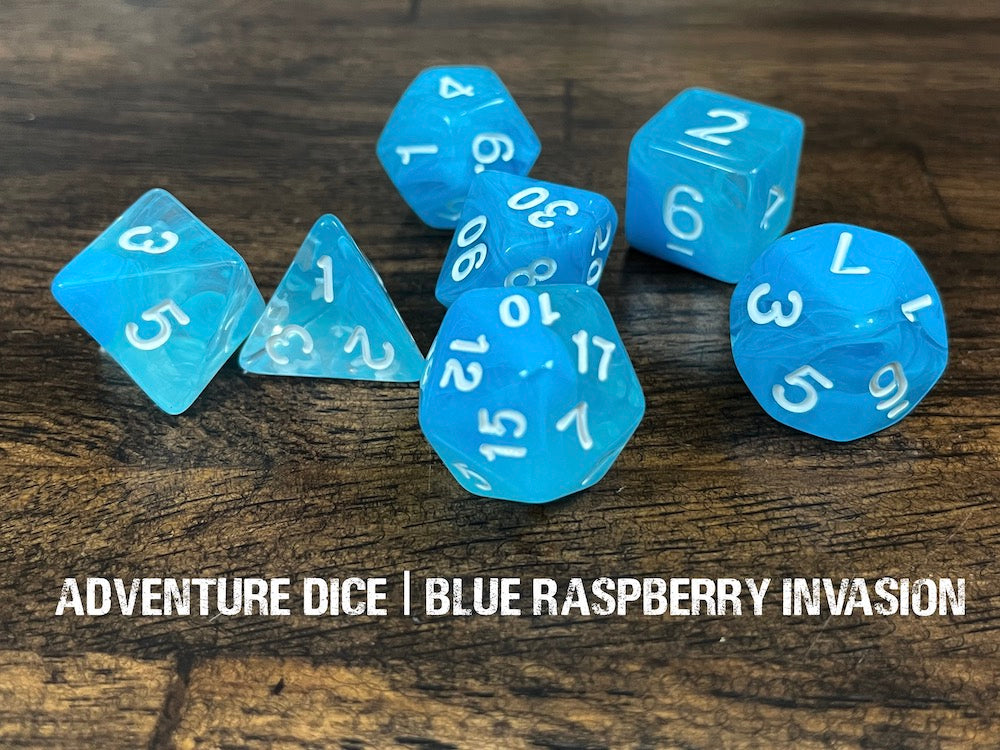 Adventure Dice: Blue Raspberry Invasion