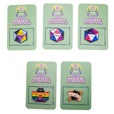 Mystery Dice Goblin Pride Pin