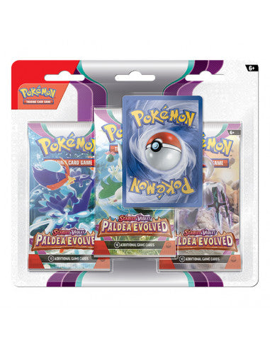 Paldea Evolved 3 pack Blister (1 per customer)