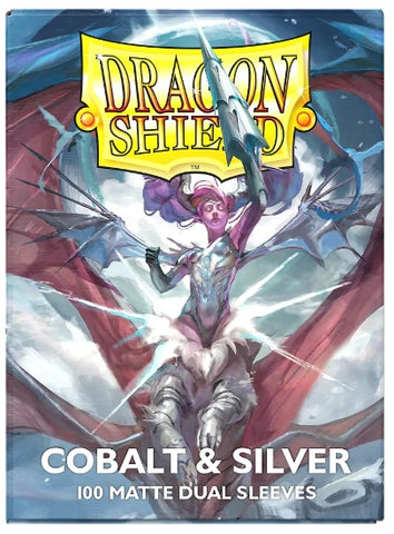 Dragon Shield dual matte Cobalt & Silver