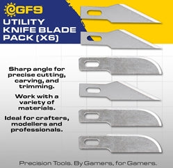 GF9 Utility knife blade pack | Pandora's Boox