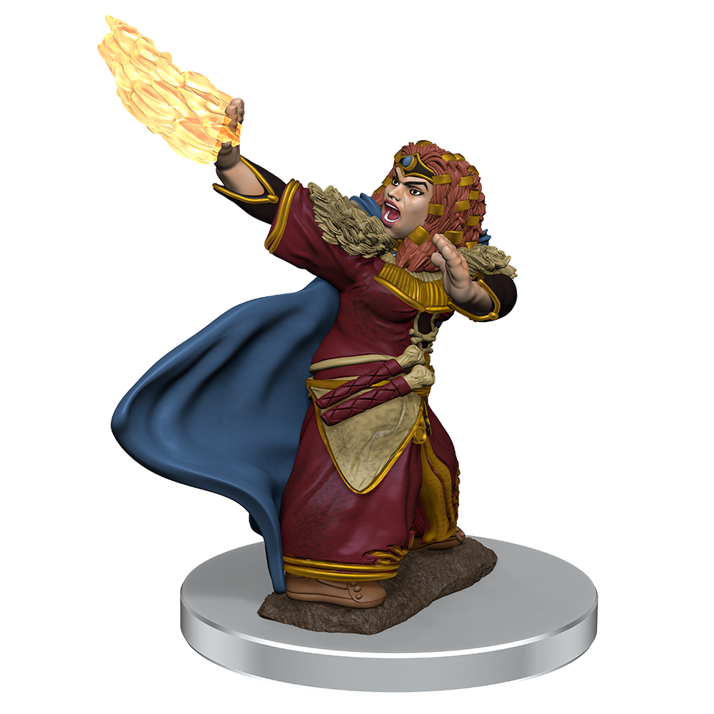 Icons of the Realms: Dwarf Wizard Female Premium Figure