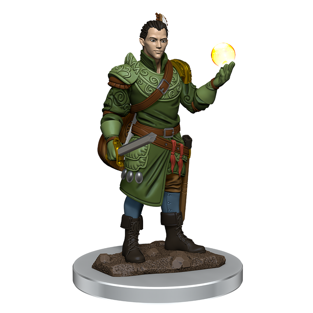 Icons of the Realms: Half-Elf Bard Male Premium Figure
