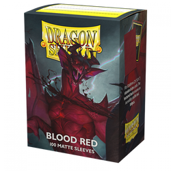 Dragon Shield Matte (100 pk) Blood Red