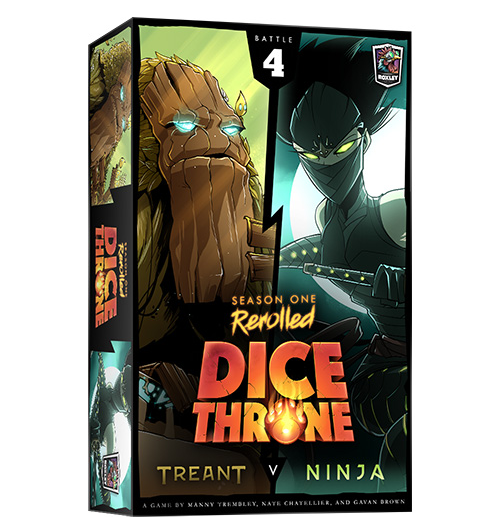 Dice Throne S1 Rerolled Treant V Ninja | Pandora's Boox