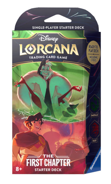 Disney- Lorcana: Starter Deck - Emerald and Ruby (one per customer) | Pandora's Boox