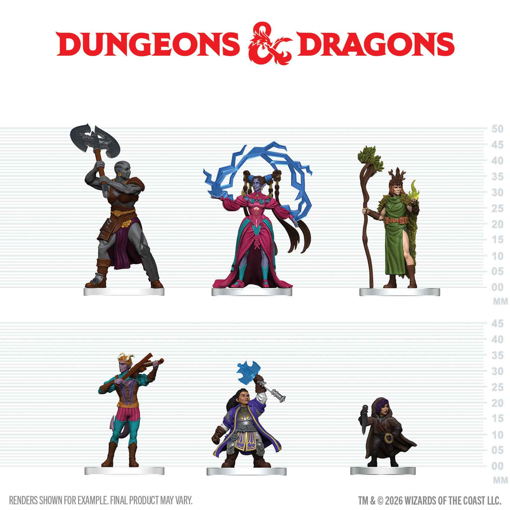 Icons of the Realms: Player's Handbook Spells 7 Steel Starter set