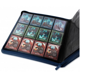 Ultimate Guard Quadrow Zipfolio Xenoskin 12pocket - Blue