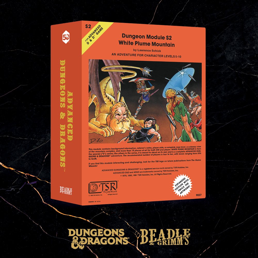 Beadle & Grimm's Dice Set - DND Classic Module White Plume Mountain