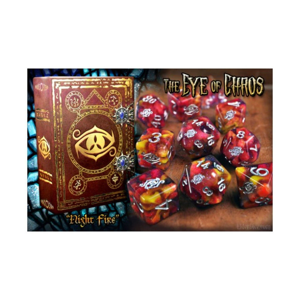 Mythic Elder dice, Night Fire, The Eye of Chaos