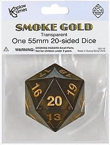Smoke / Gold countdown Turndown counter 55mm
