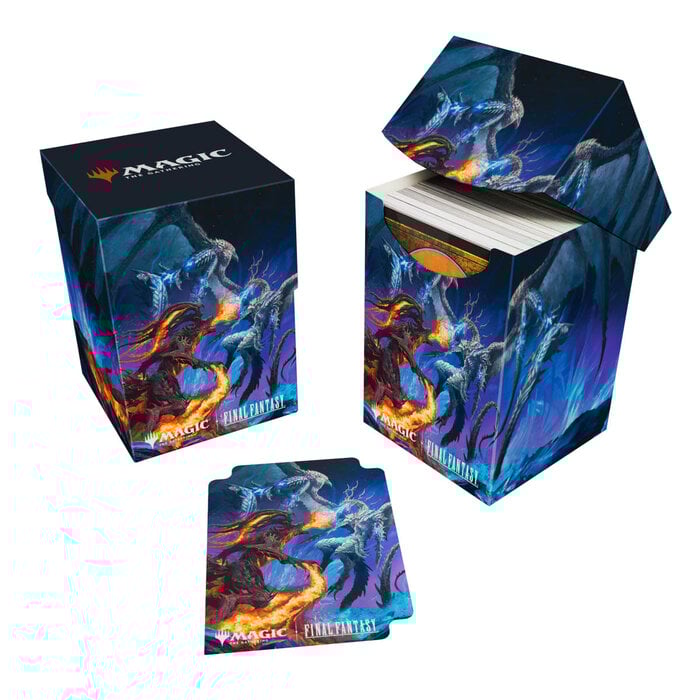 UP 100+ Deckbox Final Fantasy V4  - Bahamut and Ifrit