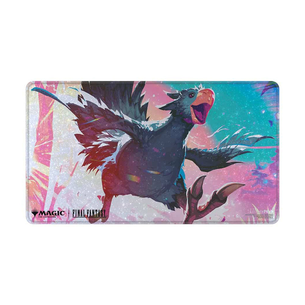 Final Fantasy Holofoil Playmat: Black Traveling Chocobo