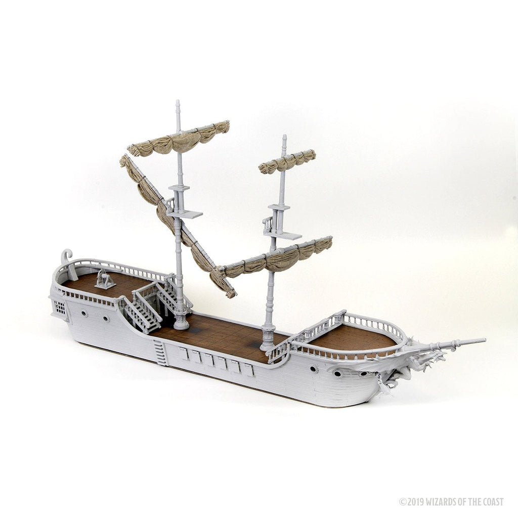 Icons of the Realms:  The Falling Star Sailing Ship Unpainted | Pandora's Boox