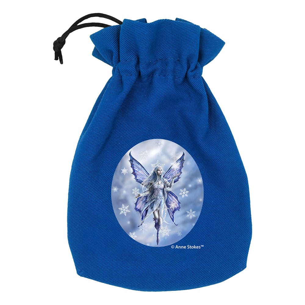 Anne Stokes Dice Bag: Snow Fairy