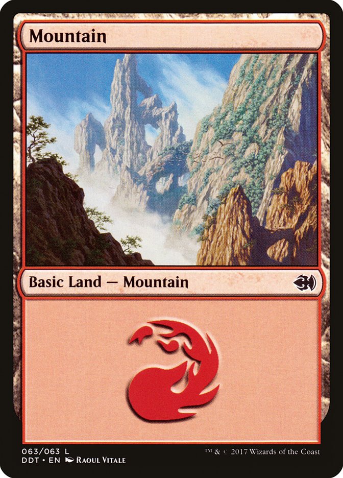 Mountain (63) [Duel Decks: Merfolk vs. Goblins] | Pandora's Boox