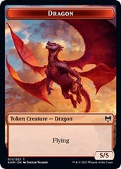 Dragon // Thopter Double-Sided Token [Kaldheim Commander Tokens] | Pandora's Boox