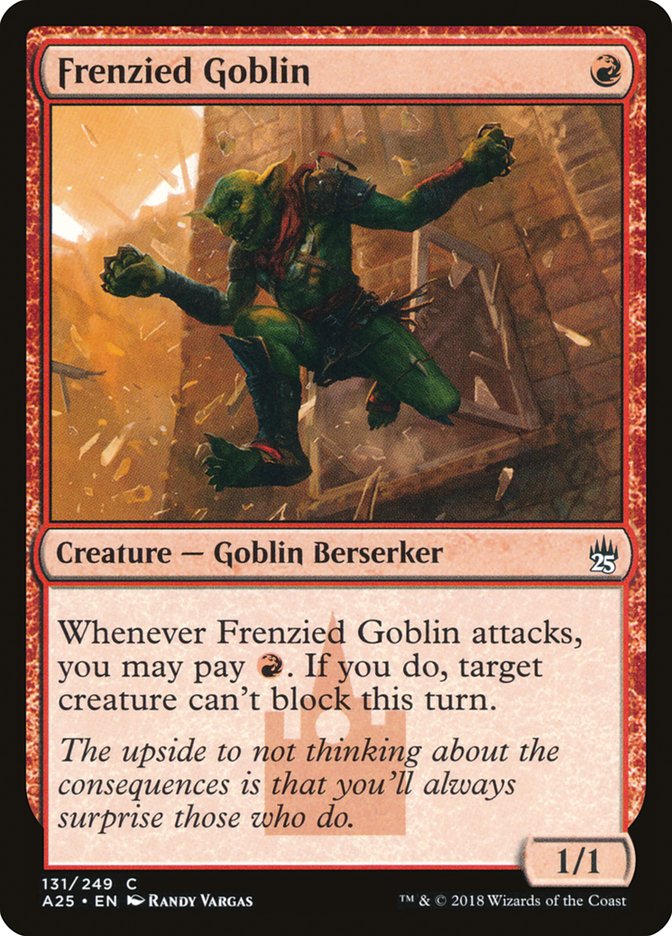 Frenzied Goblin [Masters 25] | Pandora's Boox